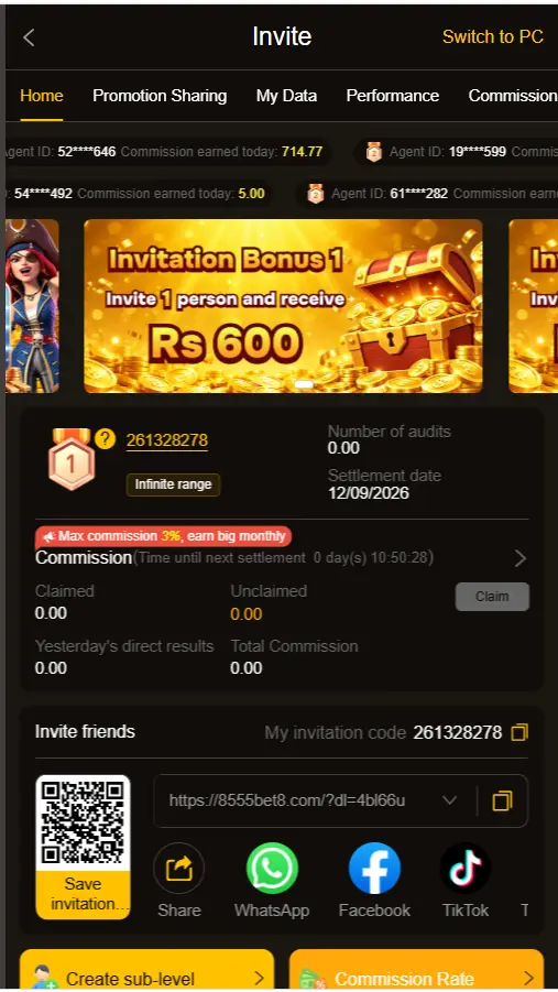 8555 Bet Game